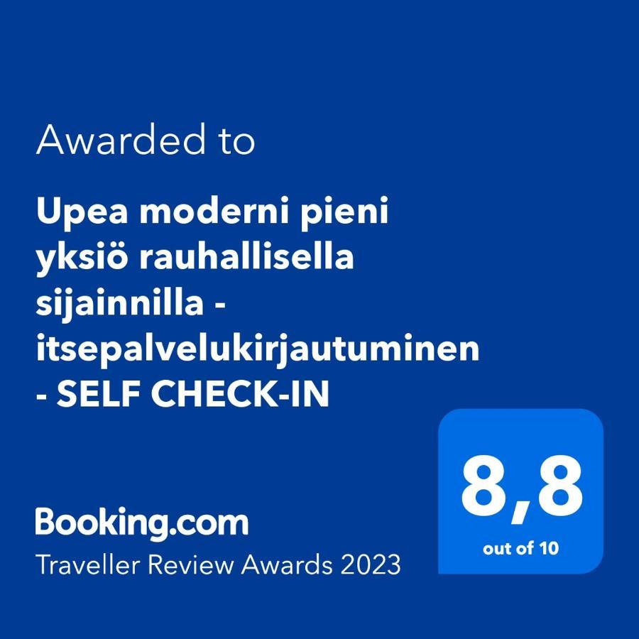 Upea Moderni Pieni Yksioe Rauhallisella Sijainnilla - Itsepalvelukirjautuminen - Self Check-In Vaasa Esterno foto